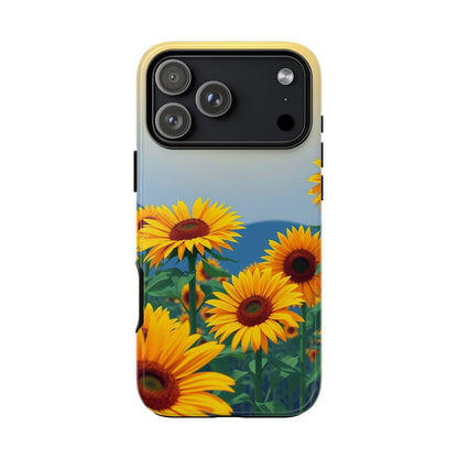 iPhone 17 Pro Max / Glossy Phone Case - Sunflowers Design Phone Case