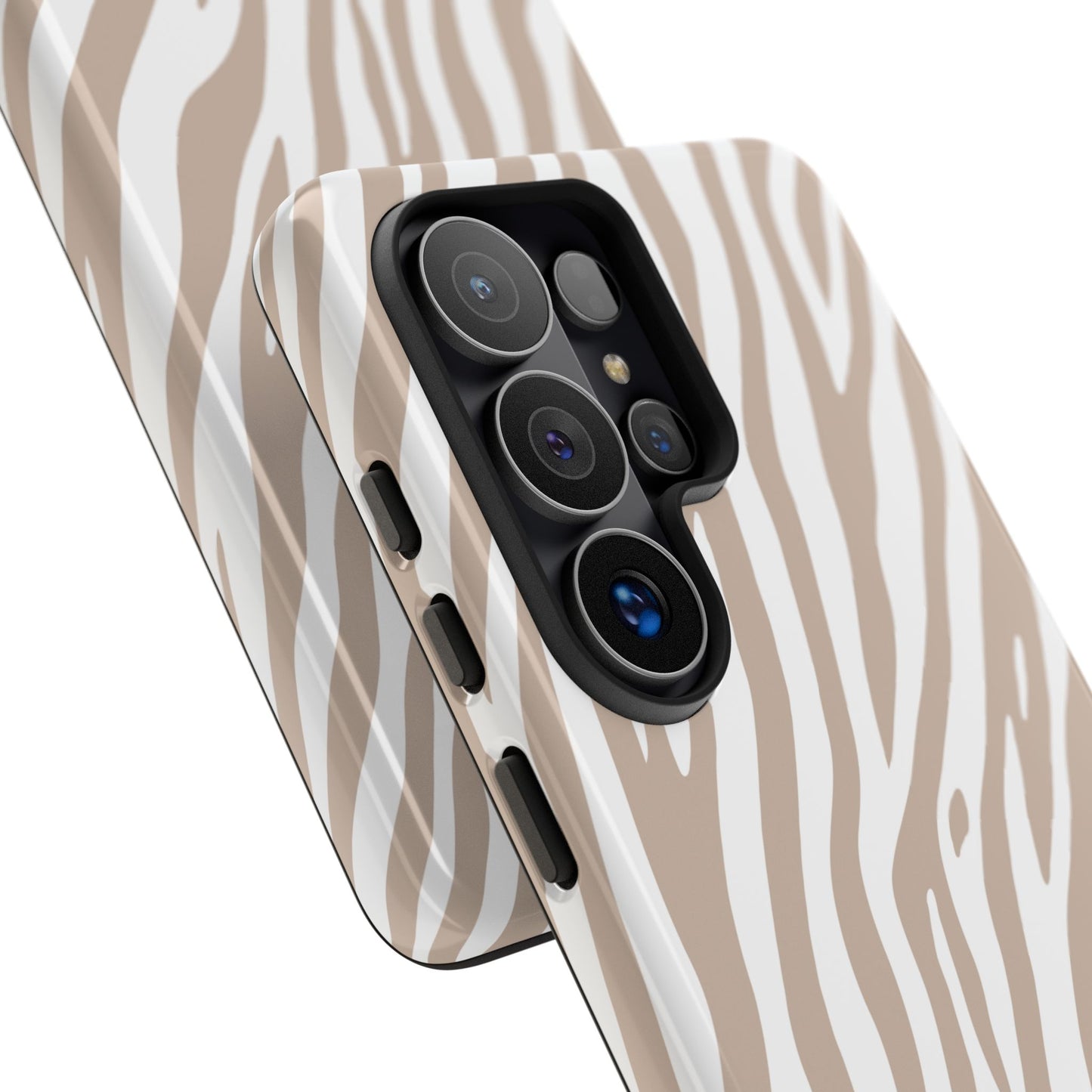Oatmeal Tiger Print Phone Case