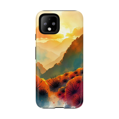Ideallic Watercolour Sunset Design Phone Case
