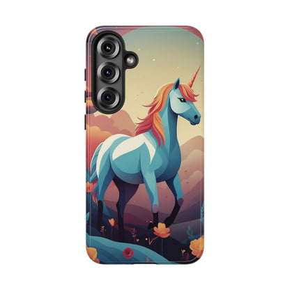 Stylised Unicorn Design Phone Case - Multicolor Phone Case - Samsung Galaxy S25 Plus / Glossy