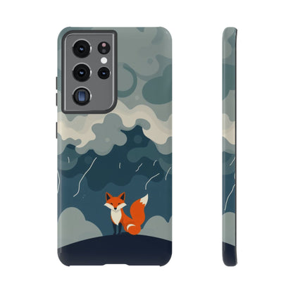 Samsung Galaxy S21 Ultra / Glossy Phone Case - Stormy Fox Design Phone Case