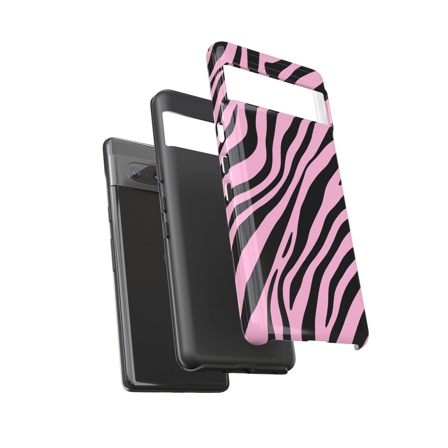 Modern Blush Zebra Print Phone Case