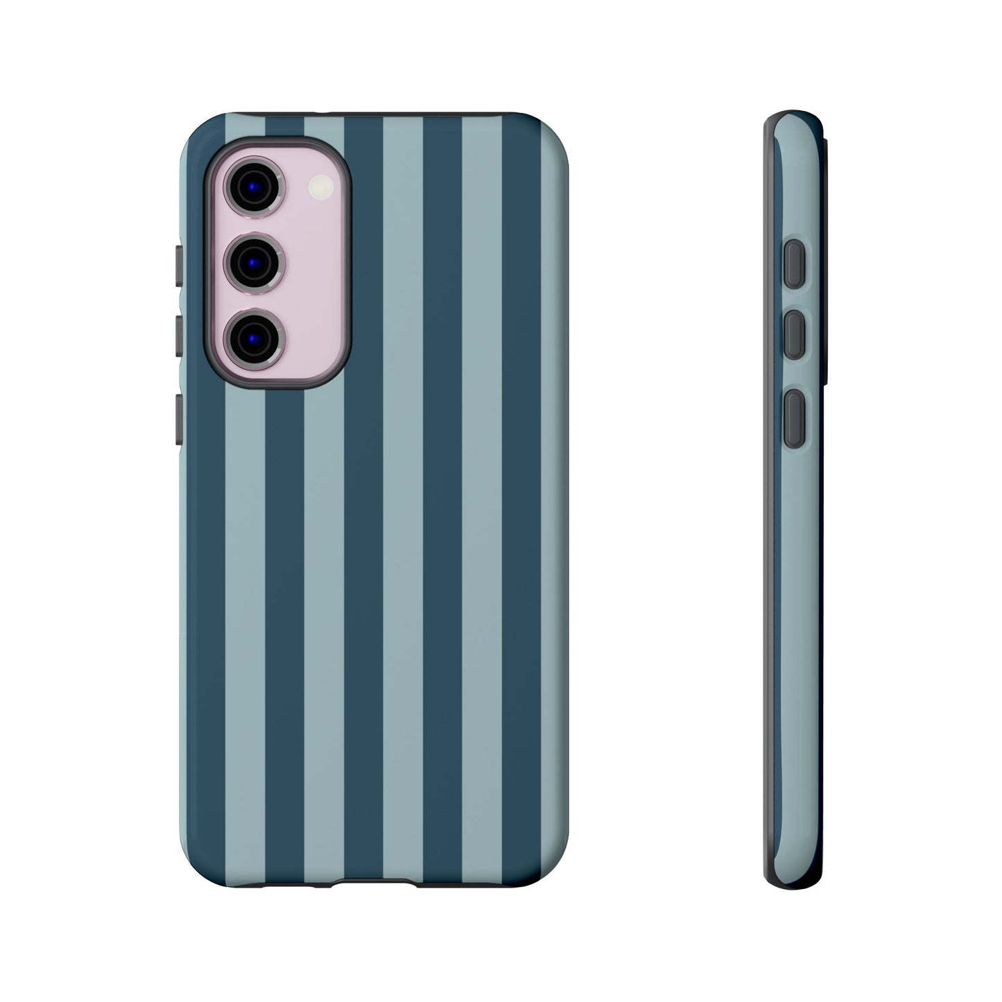 Samsung Galaxy S23 Plus / Glossy Phone Case - ’Blue Stripe Pattern’ Phone Case