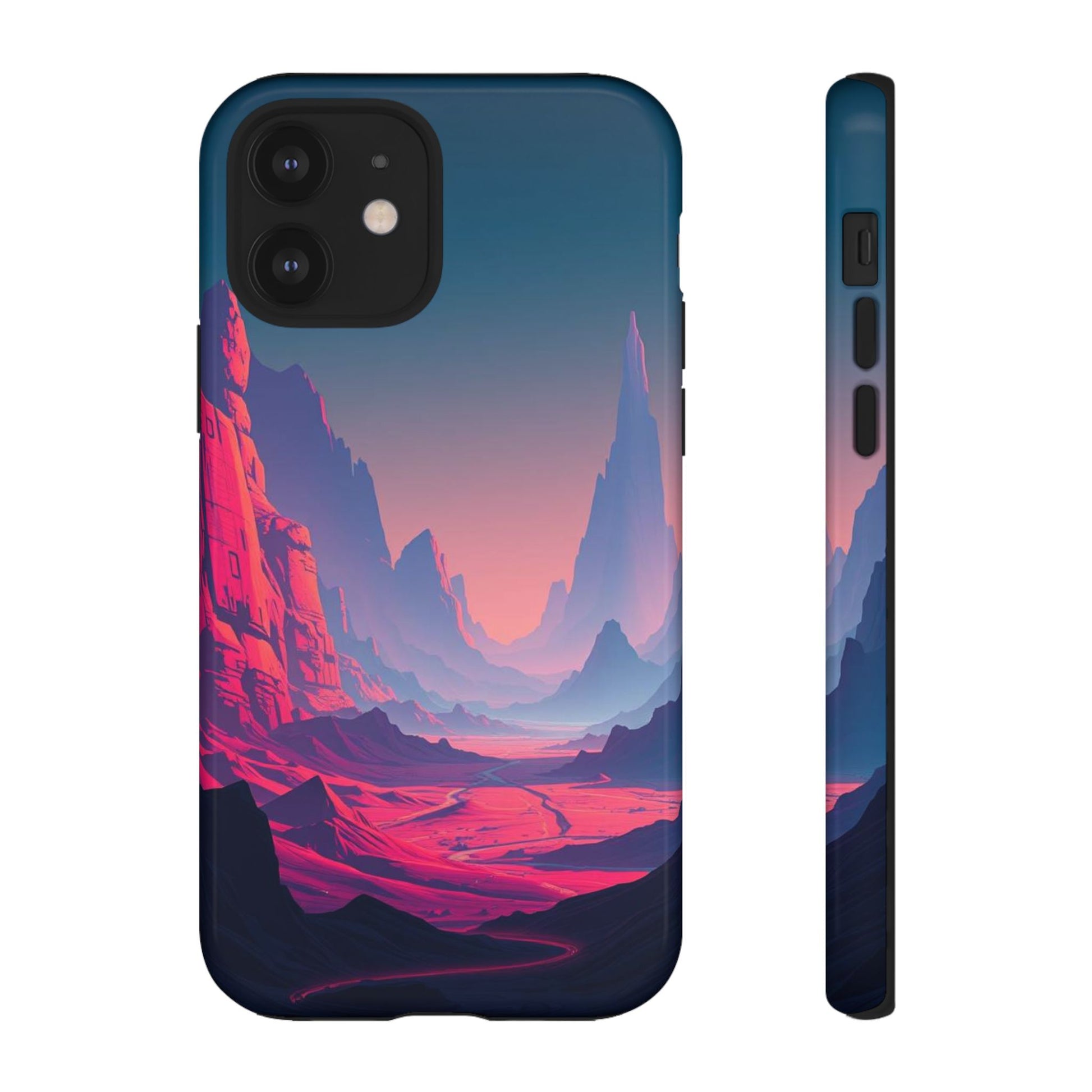 Alien Vista Design Phone Case - Multicolor Phone Case - iPhone 12 / Glossy