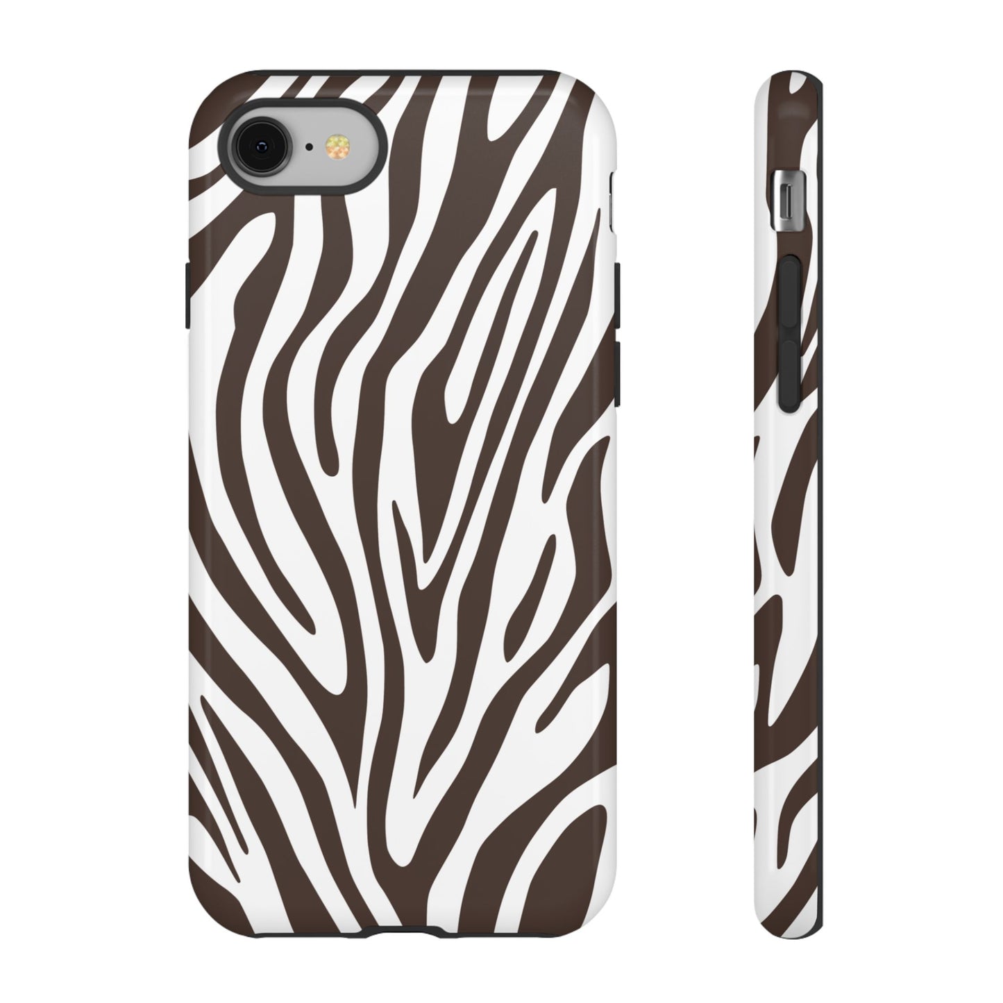 Graphic Brown Tiger Print Phone Case