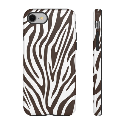 Graphic Brown Tiger Print Phone Case
