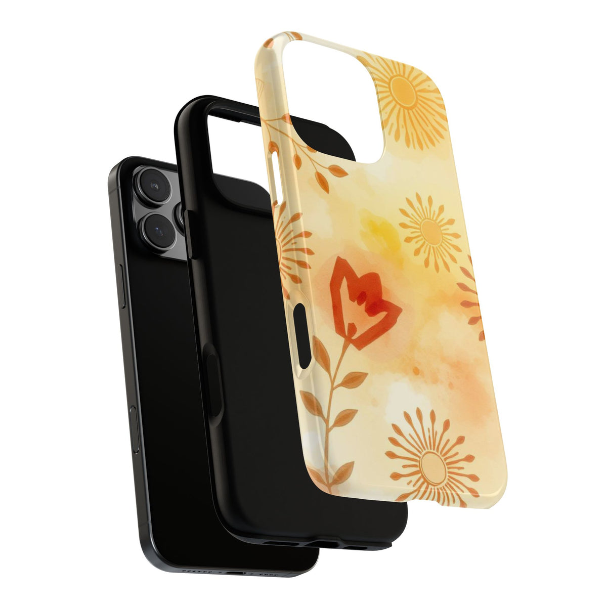Boho Chic Watercolour Pattern Phone Case - Multicolor Phone Case