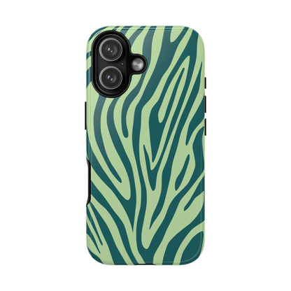 Boutique Sage Tiger Print Phone Case