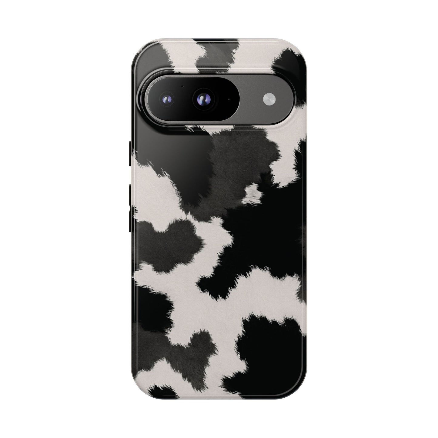 Modern Monochrome Cow Print Phone Case