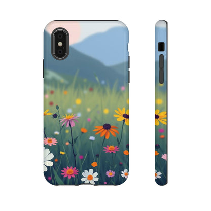 Vibrant Meadow Design Phone Case - Multicolor Phone Case - iPhone X / Glossy
