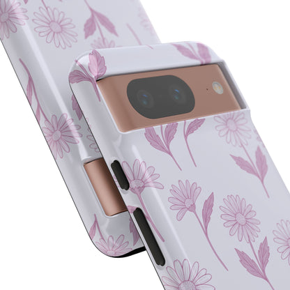 Pretty Lilac Daisy Pattern Phone Case