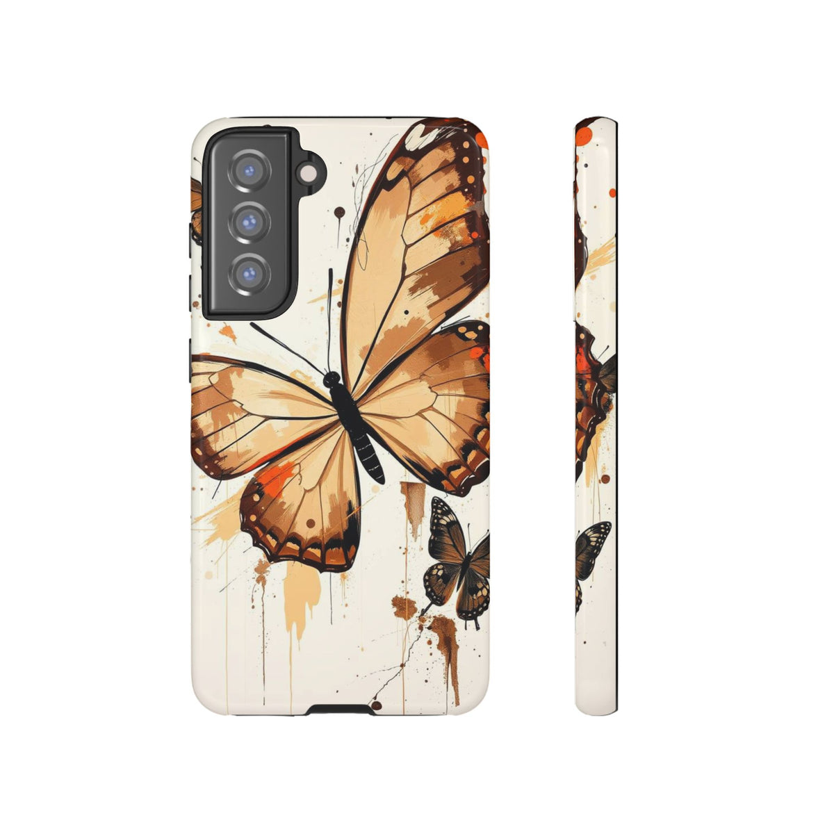 Acrylic Style Butterflies Design Phone Case - Multicolor Phone Case - Samsung Galaxy S21 FE / Glossy