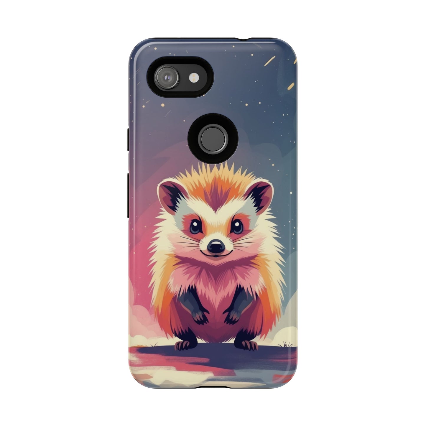 Stylised Hedgehog Design Phone Case