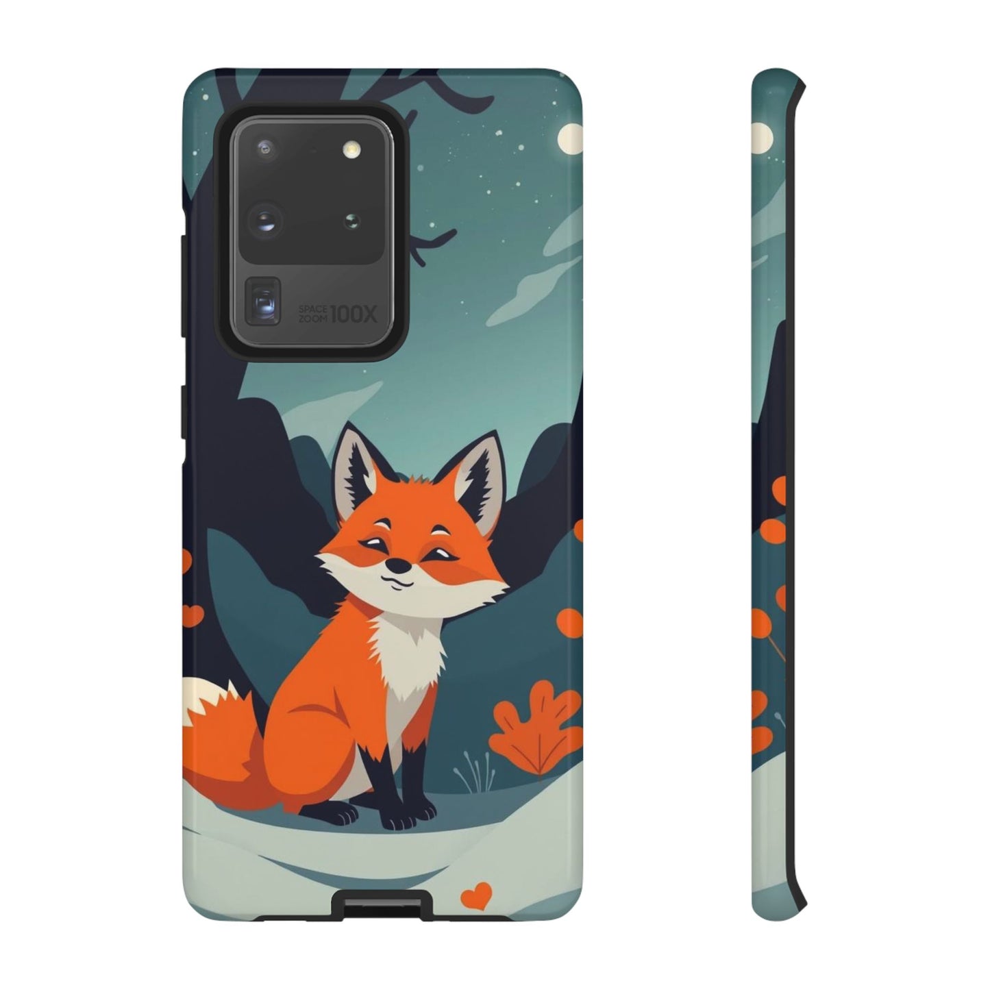 Samsung Galaxy S20 Ultra / Glossy Phone Case - Cute Fox Design Phone Case