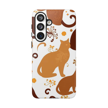 Abstract Cat Pattern Phone Case - Multicolor Phone Case - Samsung Galaxy S26 Plus / Glossy