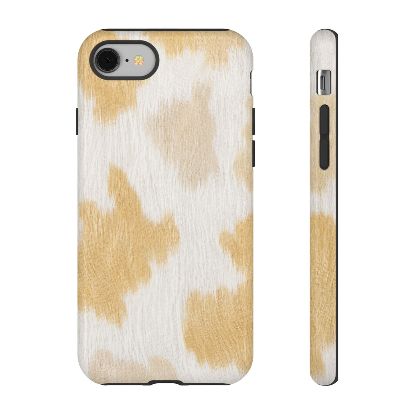Golden Honey Cow Print Phone Case