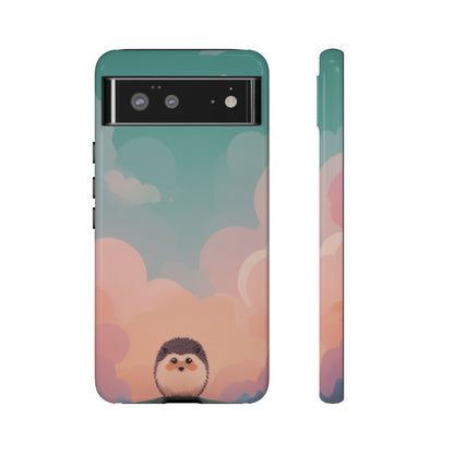 Cute Hedgehog & Cloud Design Phone Case - Multicolor Phone Case - Google Pixel 6 / Glossy