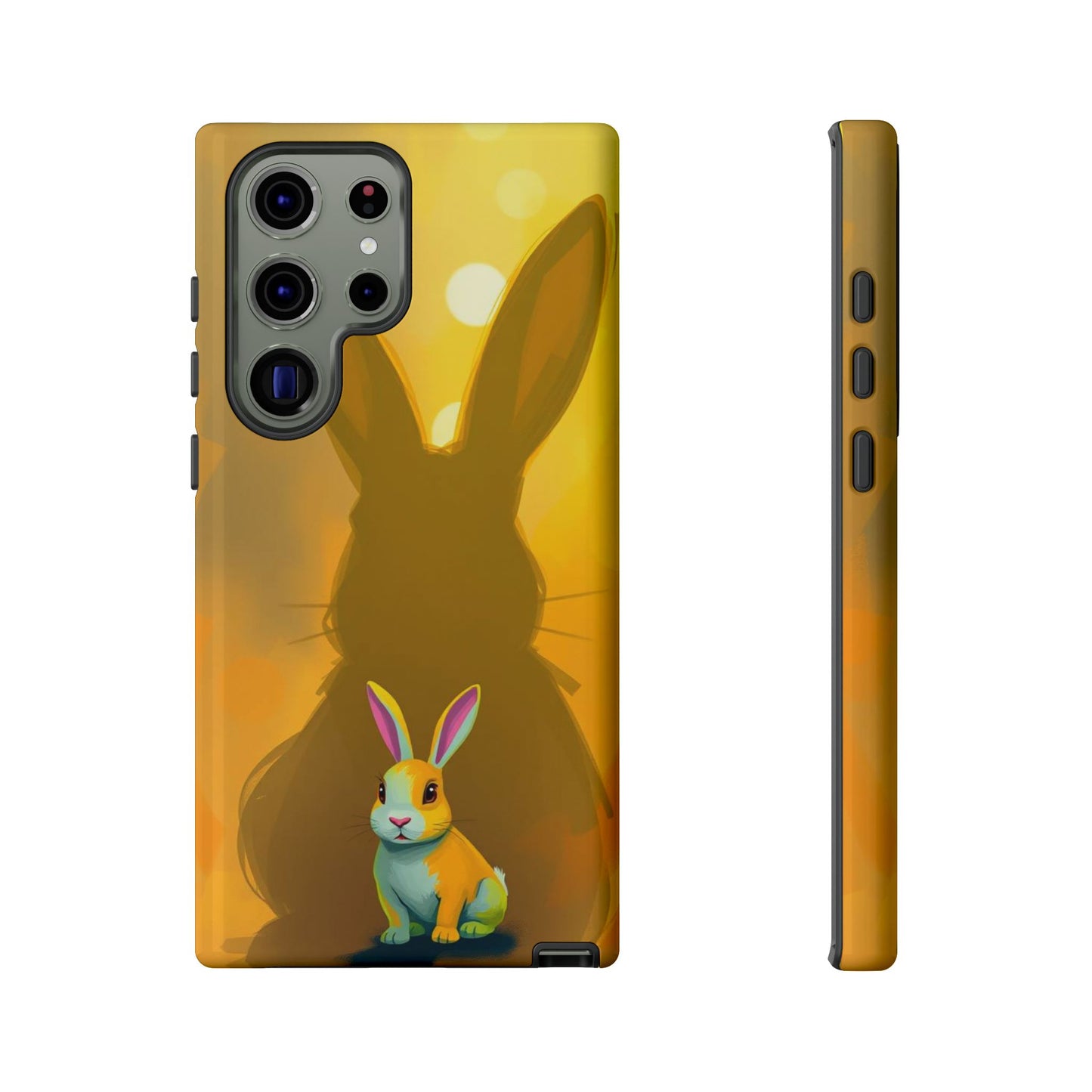 Samsung Galaxy S23 Ultra / Glossy Phone Case - Shadow Rabbit Design Phone Case
