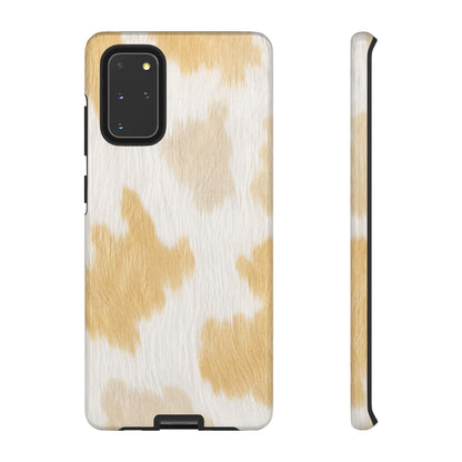 Golden Honey Cow Print Phone Case