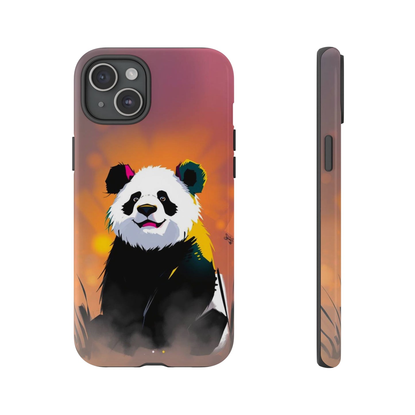 Pop Art Panda Design Phone Case