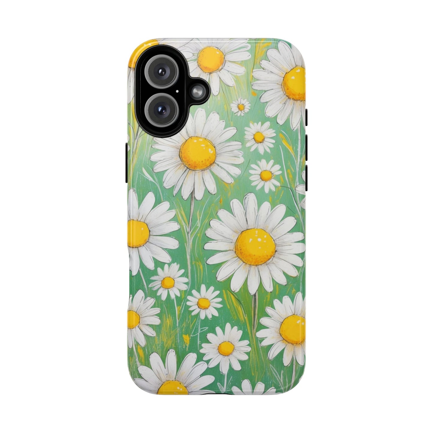 iPhone 16 Plus / Glossy Phone Case - Daisies Floral Pattern 4 Phone Case