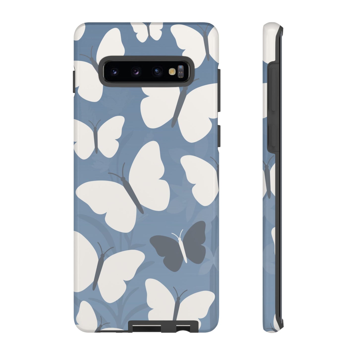 Phone Case - Minimalist Light Blue Butterfly Pattern Phone Case