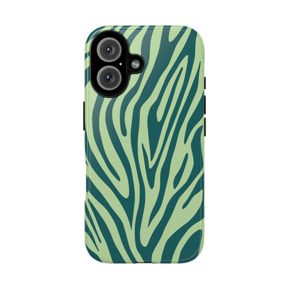 Boutique Sage Tiger Print Phone Case