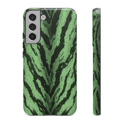Sage Tiger Print Phone Case