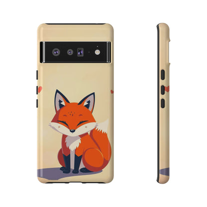 Google Pixel 6 Pro / Glossy Phone Case - Cute Fox Design Phone Case