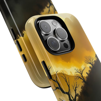 Phone Case - Eerie Graveyard Watercolour Design Phone Case