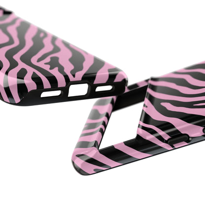 Stylish Blush Zebra Print Phone Case
