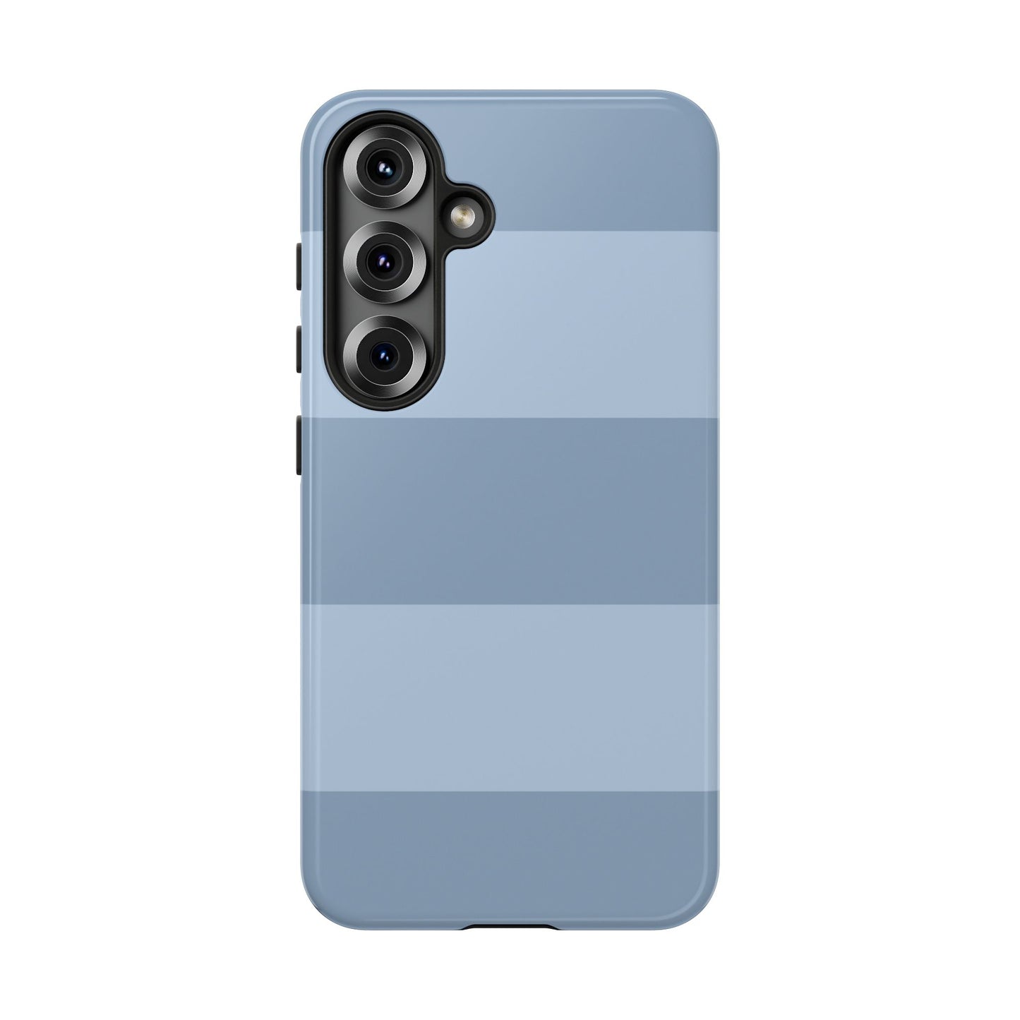 Light Blue Horizontal Stripe Pattern Phone Case - Blue Phone Case - Samsung Galaxy S25 / Glossy