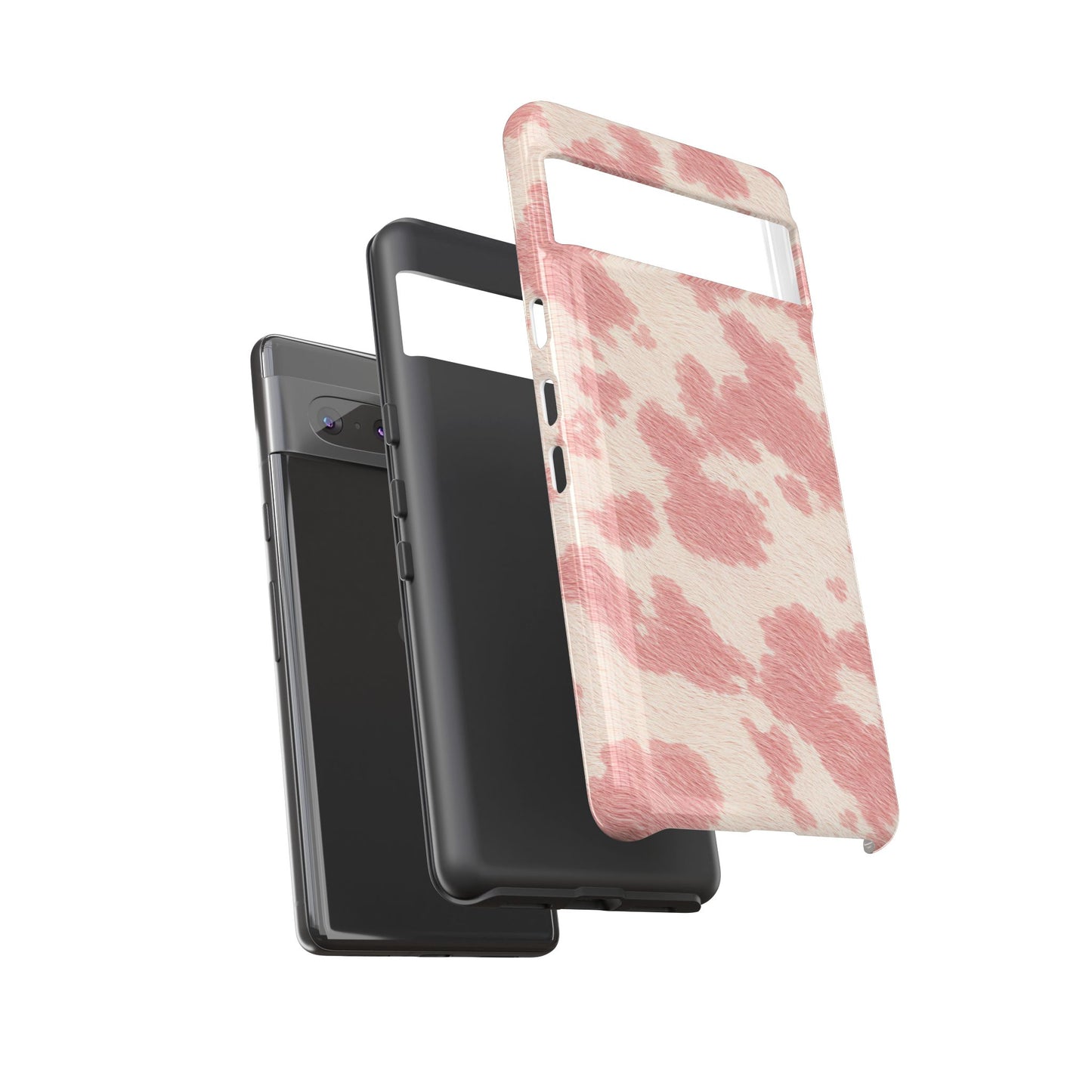 Pretty Blush Cow Print Phone Case