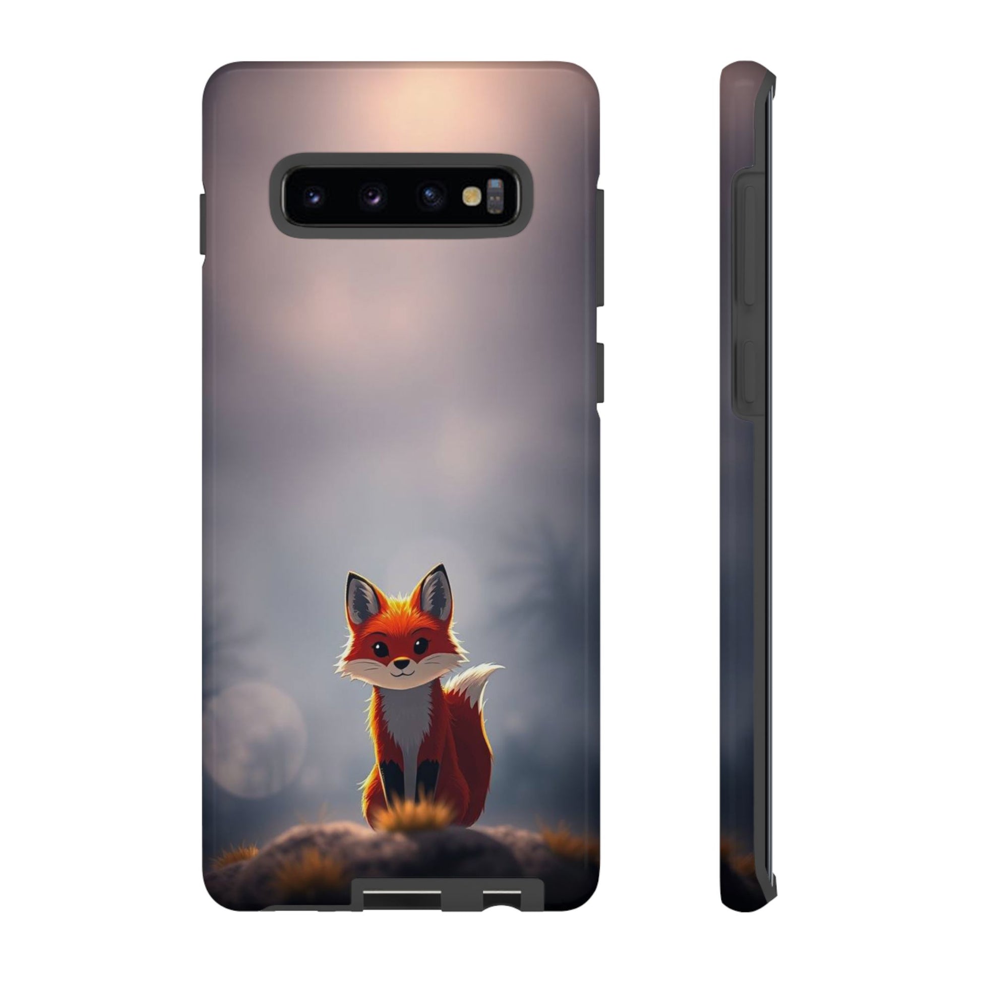 Cute Gothic Fox Design Phone Case - Multicolor Phone Case - Samsung Galaxy S10 Plus / Glossy