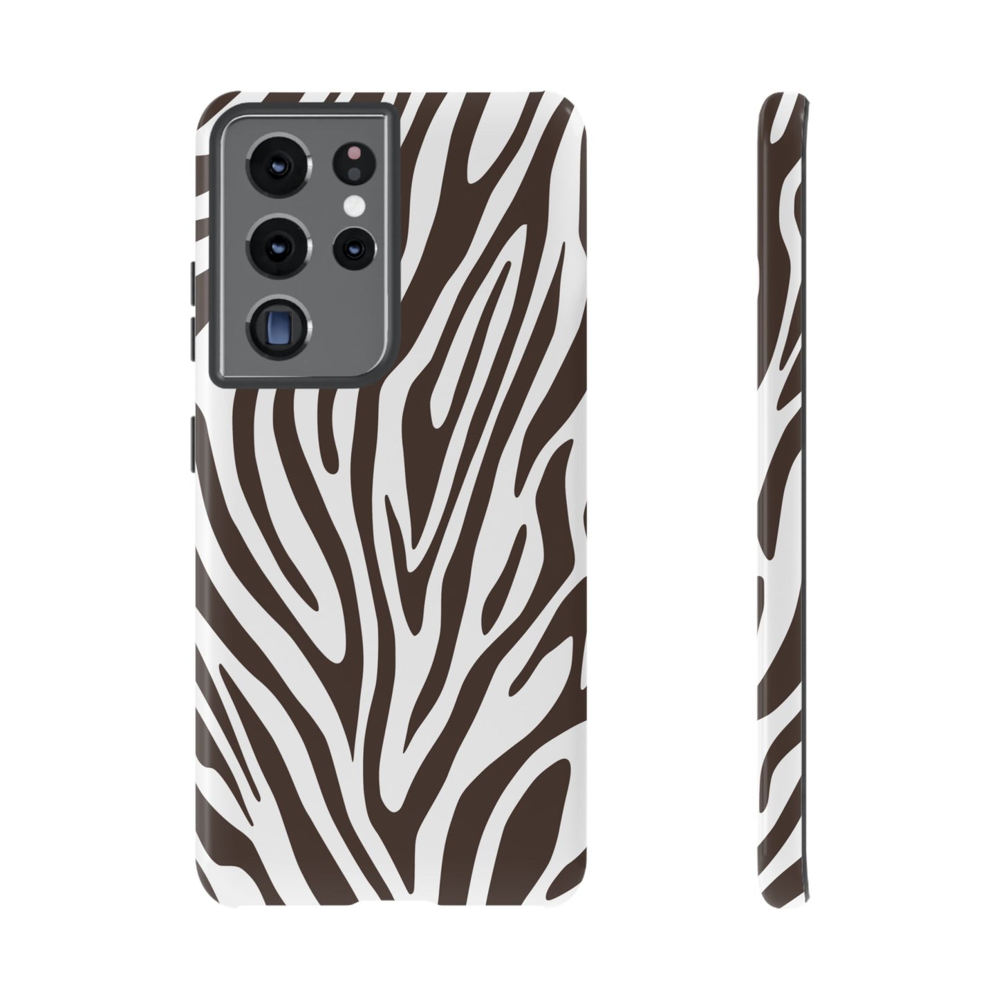 Graphic Brown Tiger Print Phone Case