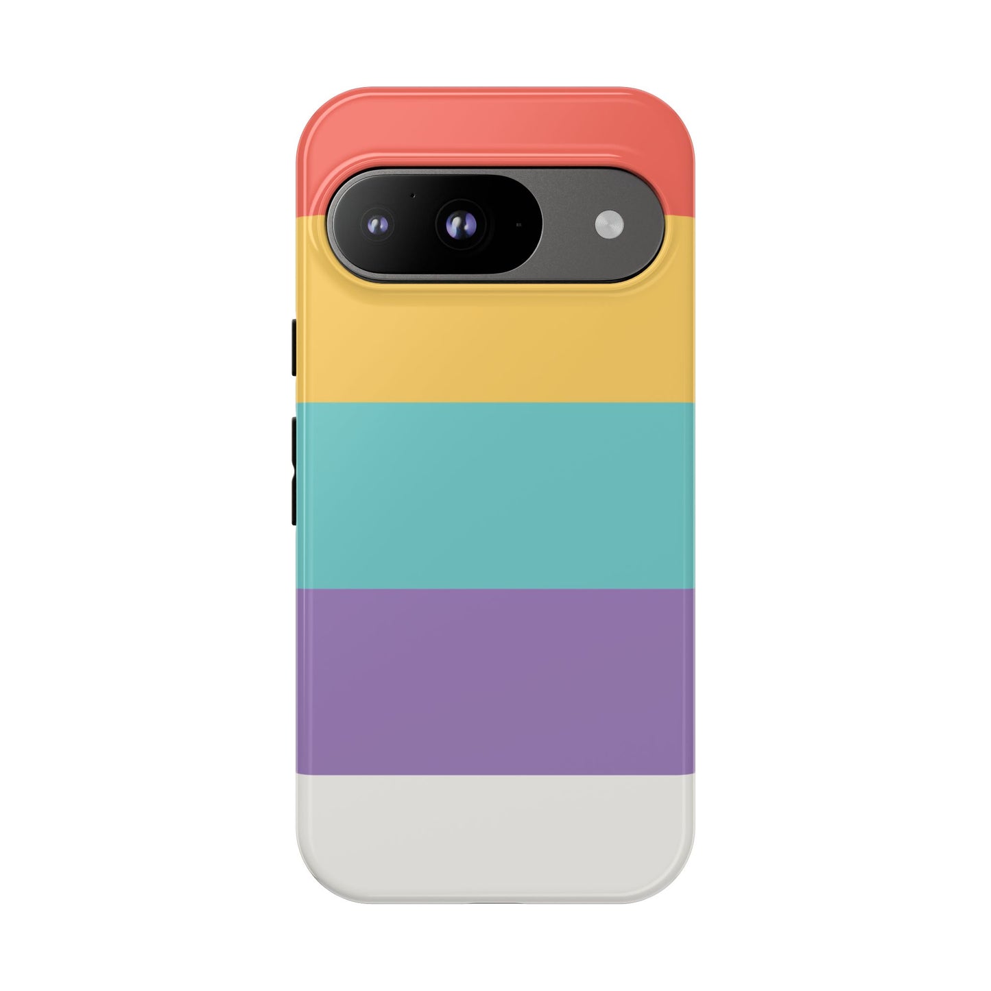 Pastel Rainbow Stripe Pattern Phone Case - Phone Case - Google Pixel 9 / Glossy