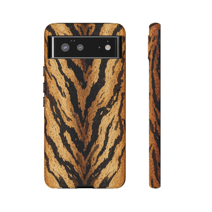 Amber Tiger Print Phone Case