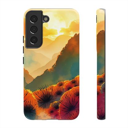 Ideallic Watercolour Sunset Design Phone Case - Multicolor Phone Case - Samsung Galaxy S22 / Glossy