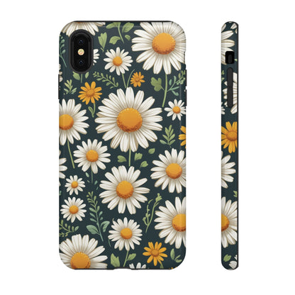iPhone XS MAX / Glossy Phone Case - Daisies Floral Pattern 3 Phone Case