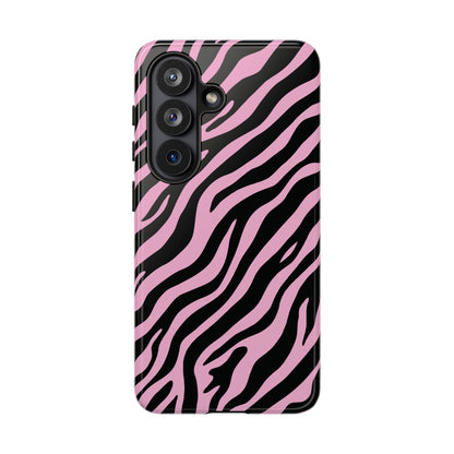 Stylish Blush Zebra Print Phone Case