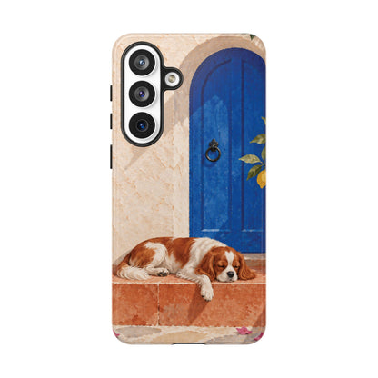 Cavalier King Charles Spaniel Blue Door Siesta Phone Case - Multicolor Phone Case - Samsung Galaxy S26 Plus / Glossy