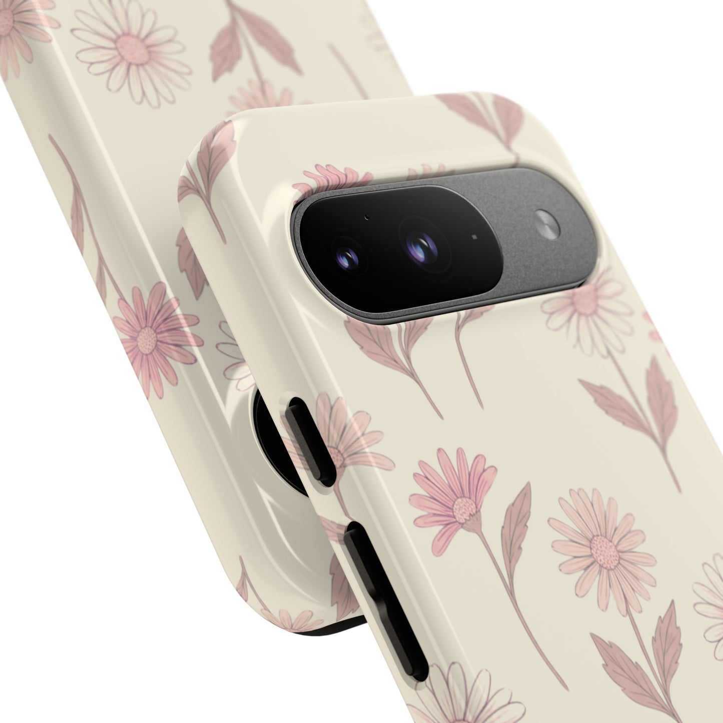 Pretty Blush Daisy Pattern Phone Case