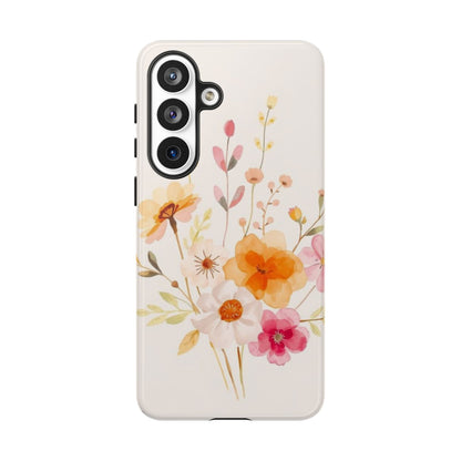 Boho Chic Watercolour Flower Pattern Phone Case - Multicolor Phone Case - Samsung Galaxy S26 Plus / Glossy