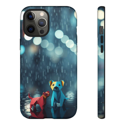 iPhone 12 Pro Max / Glossy Phone Case - Origami ’Wee Pals’ Design Phone Case