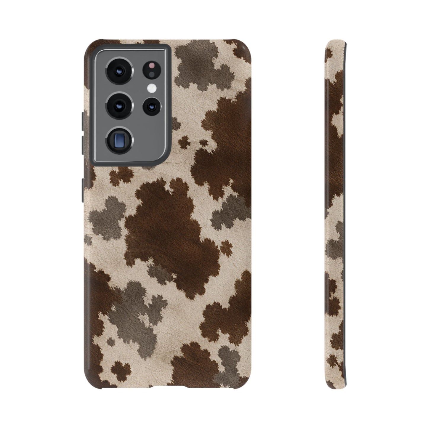 Stylish Mocha Cow Print Phone Case