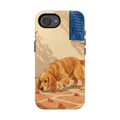 Cocker Spaniel Scent Trail Phone Case - Multicolor Phone Case - iPhone 17e / Glossy