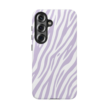 Lavender Tiger Print Phone Case