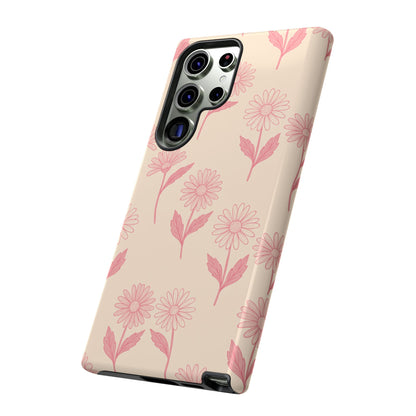 Pretty Pink Daisy Pattern Phone Case