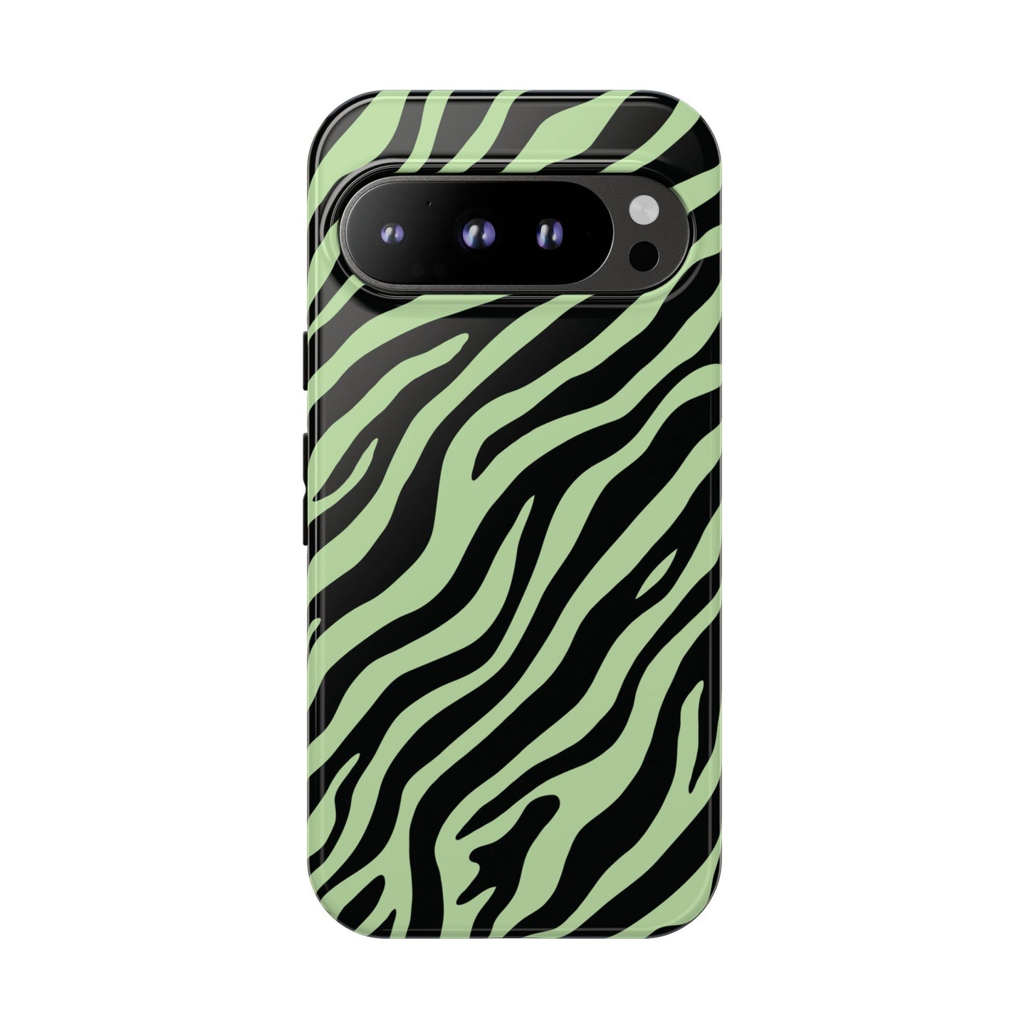 Stylish Mint Zebra Print Phone Case