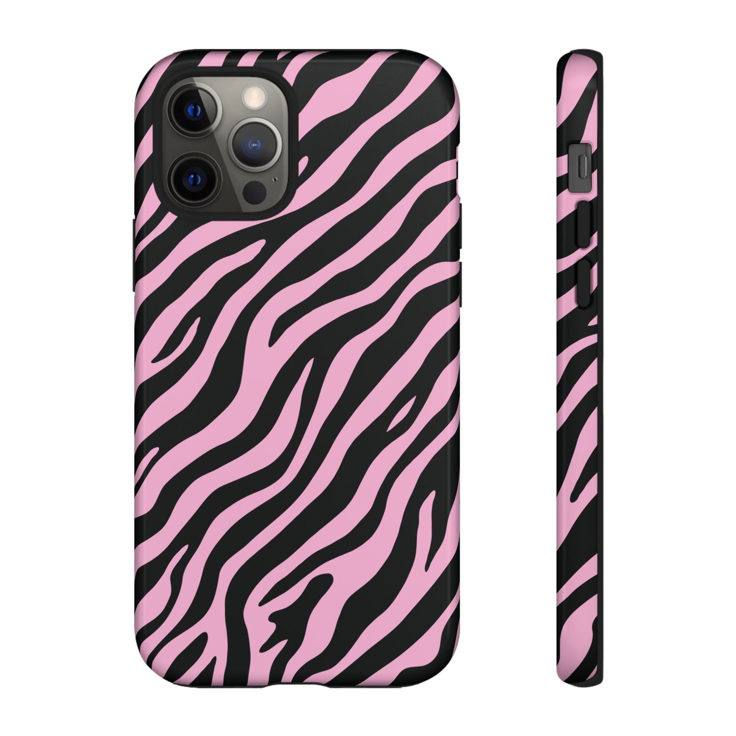 Stylish Blush Zebra Print Phone Case